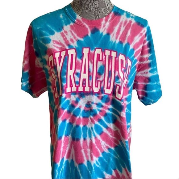 Syracuse University tie dye graphic T-shirt - Picture 1 of 10